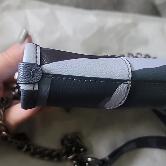 COACH MICKIE CROSSBODY CAMO PEBBLE CROSSBODY BAG - Picture 6 of 12